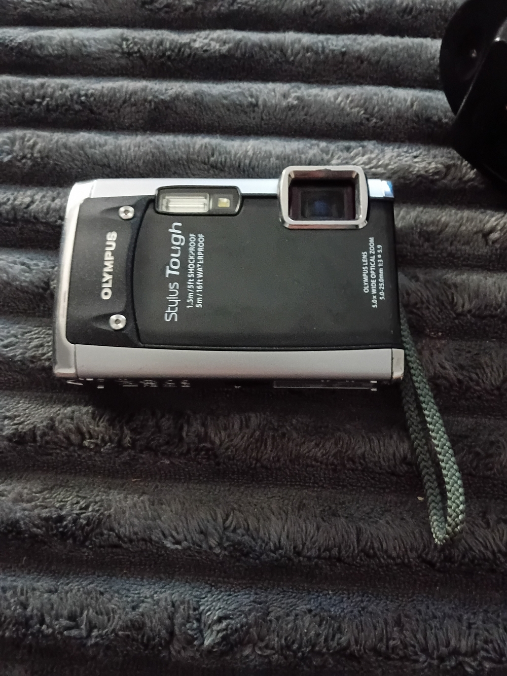 Olympus Stylus Tough Black Compact Waterproof Camera
